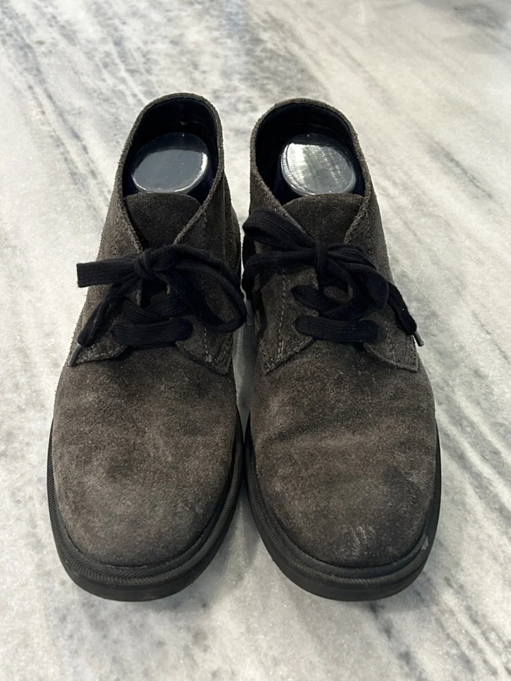 Frye & Co Men's Bowery Chukka Boots sz 10.5 Grey Suede